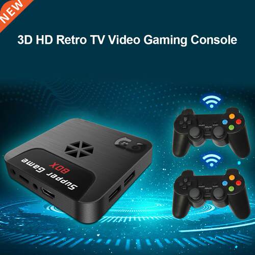 3d Hd Tv Video Gaming Console With Wireless/wired Controller