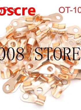10Pcs 100A Copper Battery Cable Connector Terminal Crimping
