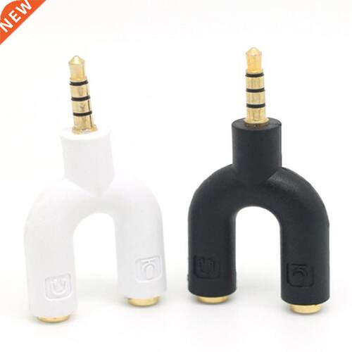 Splitter Converter Headphone Accessories Double Jack Micphon