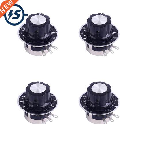 WTH118-2W Single Turn Potentiometer Complete Set with Knob S
