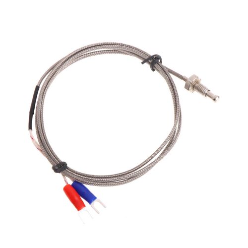 M6 Screw Probe K Type Thermocouple 1M Industrial Temperature