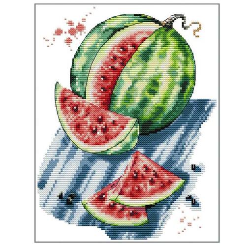 Watermelon Pattern Cross Stitch Kits  Handmade Needlework