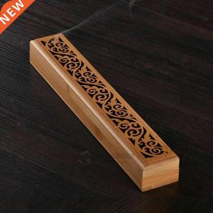 Joss Burne Holder Burning Incense Insence Bamboo Box Wooden