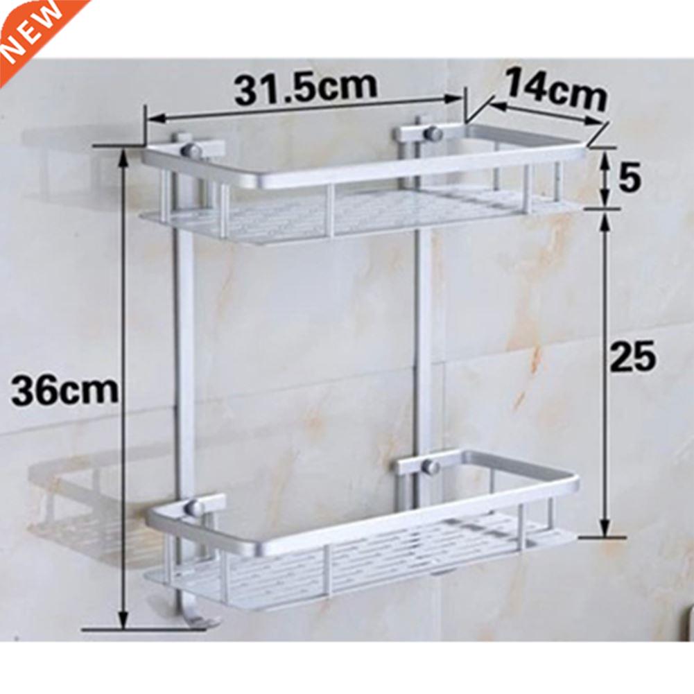 Space Aluminum Bathroom Shelf Shower Shampoo Soap Cosmetic S