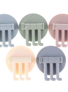 1pc Bathroom Hooks Creative Seamless Paste  Branch Rotatin