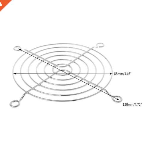 Fan Protection Net Grille 9cm Dia Iron Mesh Sety Grid For