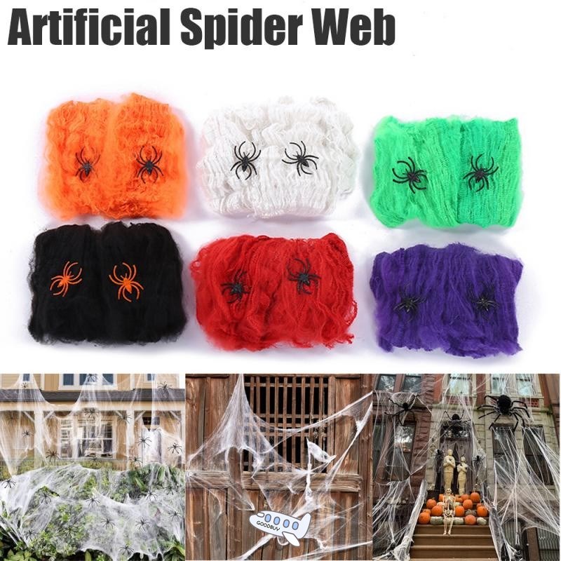 Halloween Scary Spider Web Decor Prop Horror Halloween Bar H