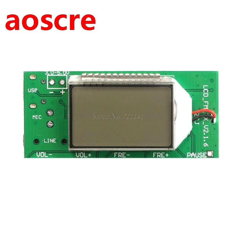 FM Transmitter Digital Module DSP PLL Wireless Stereo Microp