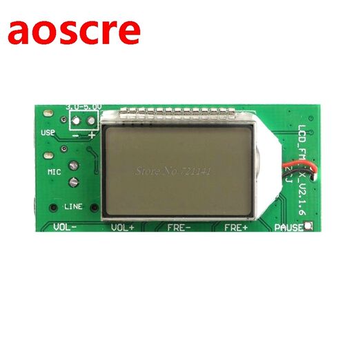 FM Transmitter Digital Module DSP PLL Wireless Stereo Microp