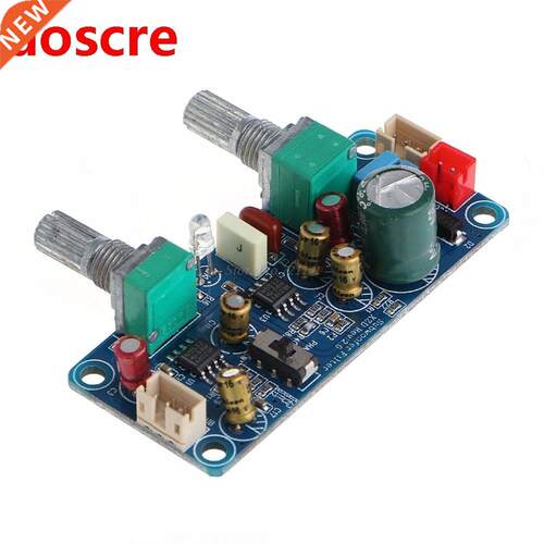 Single Power DC 9-32V Low Pass Filter Bass Subwoofer Pre-AMP