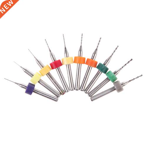 10Pcs/Set 0.3mm to 1.2 m Hard Alloy Drill Set Tool PCB Pri