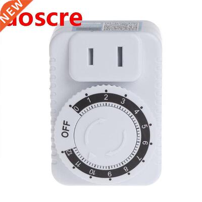 AC 220V 12 Hour Mechanical Wall Plug Switch Timer Socket Hom
