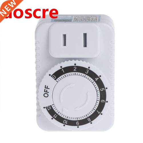 AC 220V 12 Hour Mechanical Wall Plug Switch Timer Socket Hom