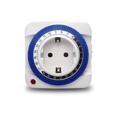 53CA EU 24 Hours Timer Switch Socket 230V 16A Plug In 15min