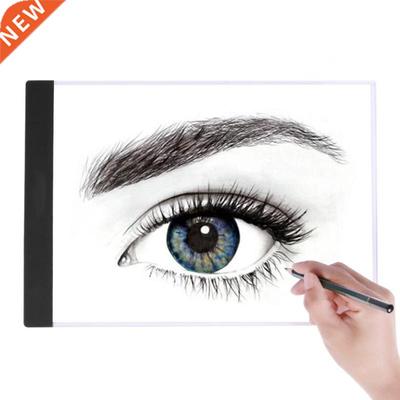 A4 LED Writing Painting Light Box Tracing Board Copy Pads Dr