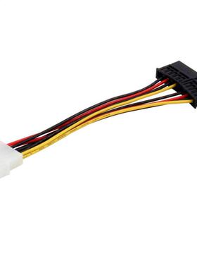 Serial ATA SATA 4 Pin IDE Molex to 2 of 15 Pin HDD Power Ada