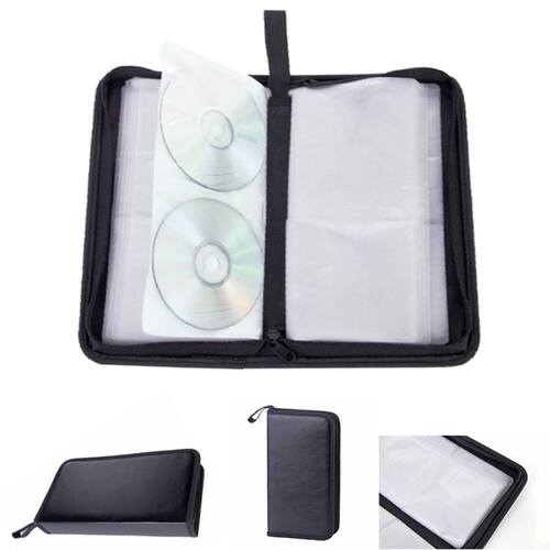 80 Sleeve Rectangle DVD CD Bag Storage Holder Protection Too