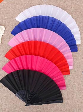 Plastic Portable Party Hand Dancing Fan Chinese Decor Japane