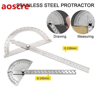 15cm 180 Degree Adjustable Protractor multifunction stainles