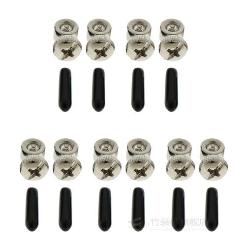 5  Spare Speed Jump Rope Screws End Caps for Speed Cable Jum