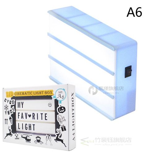 Cinematic LED Porch Light p Sign Box Lightbox Message Board-封面