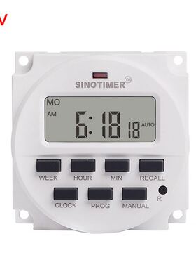 *rijk CN101A 12V 24V 110V 240V Digital LCD Power Timer Prog