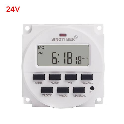 *rijk CN101A 12V 24V 110V 240V Digital LCD Power Timer Prog