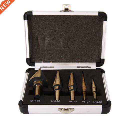5pcs Industrial Countersink Drill it Set HSS Large Coalt H