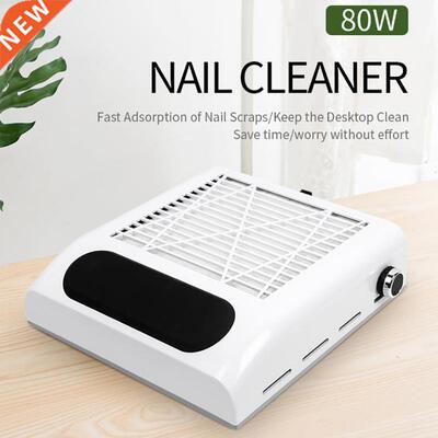 80W Nail Dust Collector Fan Vacuum Cleaner Manicure Machine