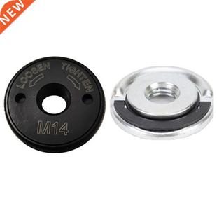 2Pcs Angle Grinder M14 Thread Inner Outer Flange Nut Quick R