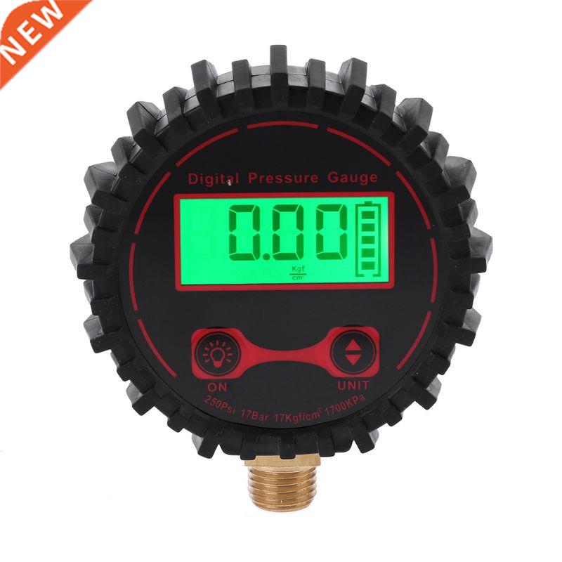 Digital Tire Pressure Guage with Flashlight 0-250 PSI 1/4&qu