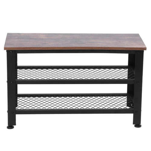 3 Tier Shoes Rack Retro Style Shoes Rack Shelf Storage Organ