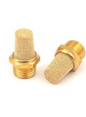 5Pcs Solenoid Components Valve Pneumatic Filter Noise Silenc