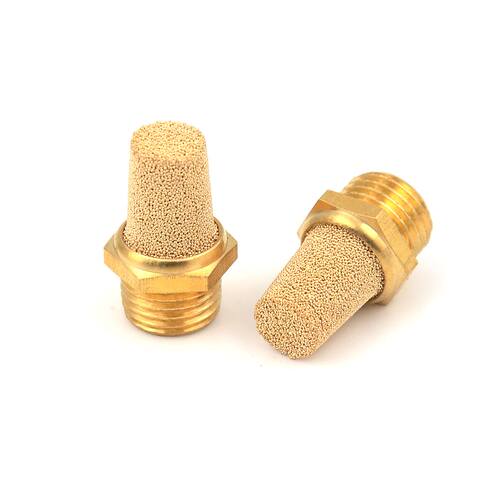 5Pcs Solenoid Components Valve Pneumatic Filter Noise Silenc