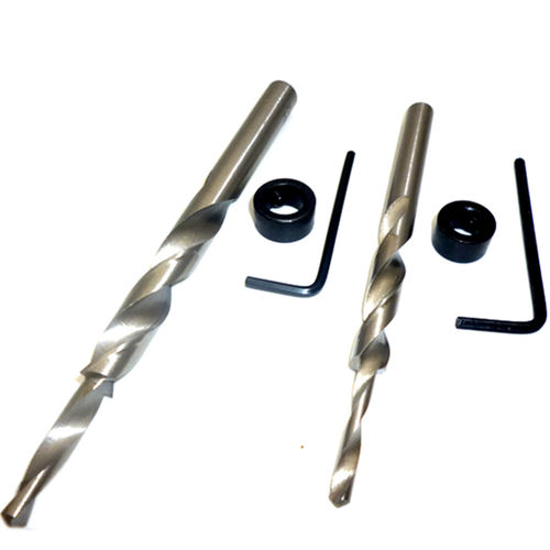 2pcs 10mm 8mm HSS Pilot Twist Drill Bit Depth Stop Collar Ma