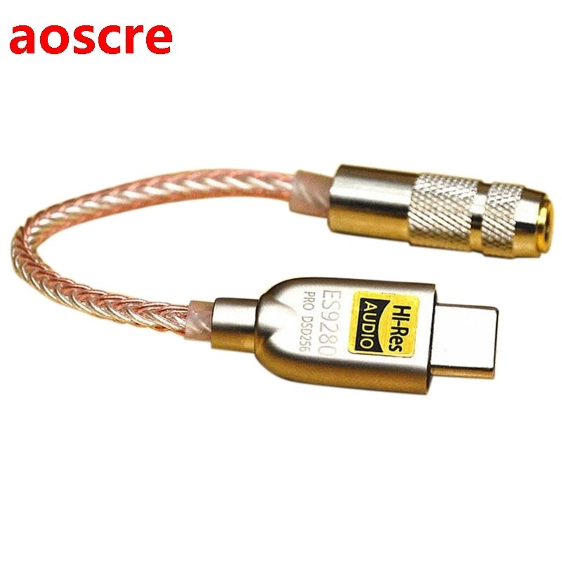 Portable Headphone Amplifier ES9280C Typec Audio HIFI Adapte