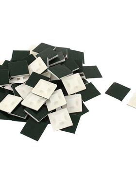 60pcs 20mm x 20mm x 5mm Cable Tie Mount Clip