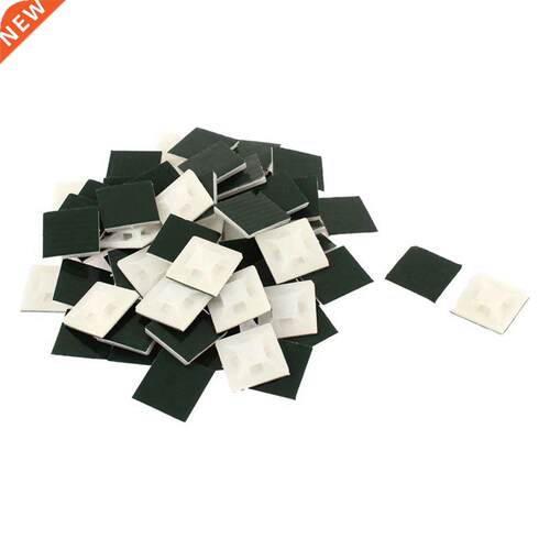 60pcs 20mm x 20mm x 5mm Cable Tie Mount Clip