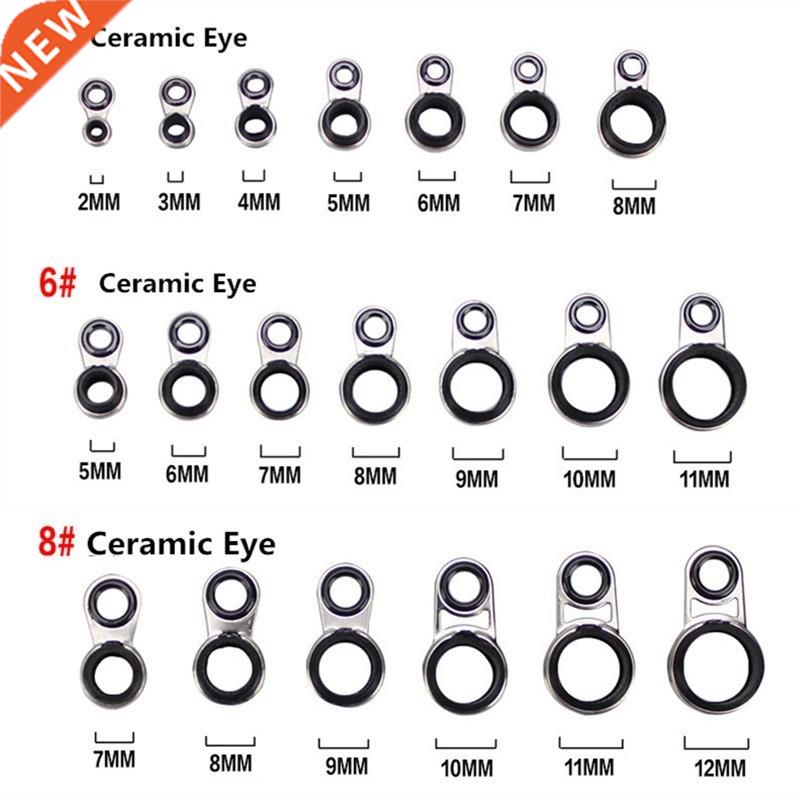 1x Telescopic Sea Fishing Rod Guides Rings 2/3/4/5/6/7/8/9/1