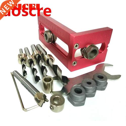 1 Set Woodworking Pocket Hole Screw Jig Drill Bits Set Cross