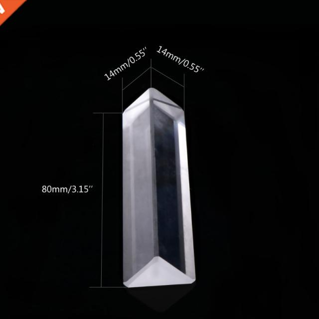 Triangular Color Prism K9 Optical Glass Right Angle Reflecti