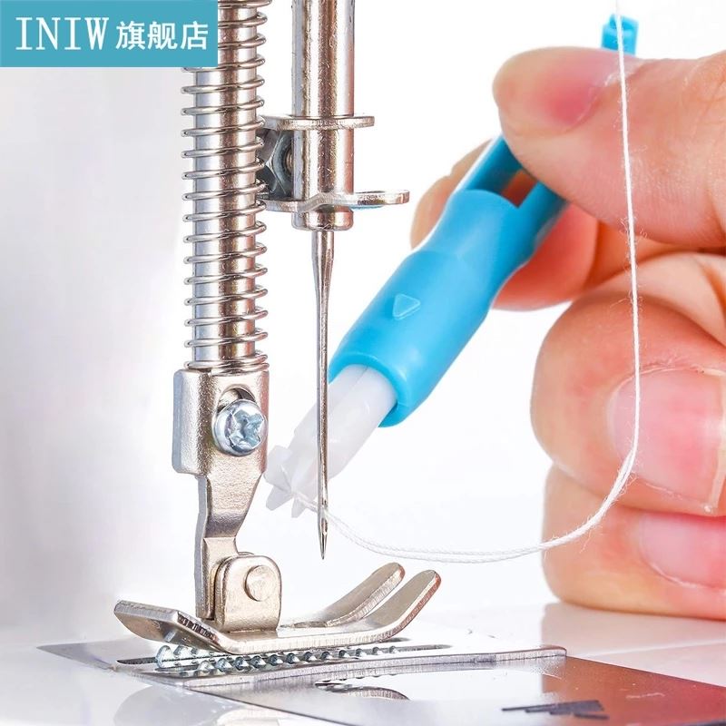 Sewing Machine Needle Threader Stitch Insertion Tool Automat