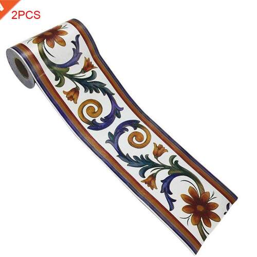 2 Pieces 10m Self Adhesive Wallpaper PVC Waterproof Stone Bo