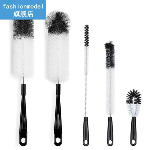 1 set Bottle brush Cup brush Household cleaning brush Flexib