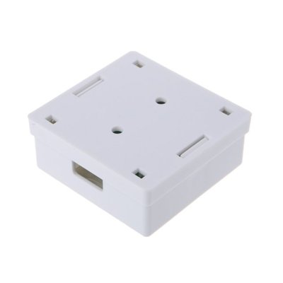 45 Junction Box CAT6 Network Connector 2 Port Desktop Exte