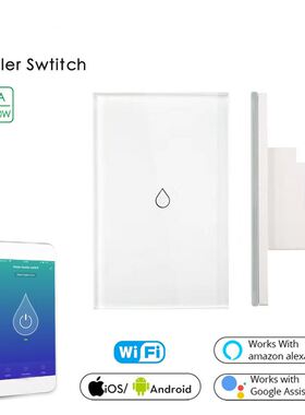 Smart Wifi Water Heater Boiler Switch 16A 3000W Glass Panel