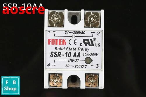 solid state relay SSR-10AA 10A actually 80-250V AC TO 24-8