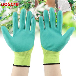 1 Pair Nitrile rubber Garden Gloves Gardening Digging Planti
