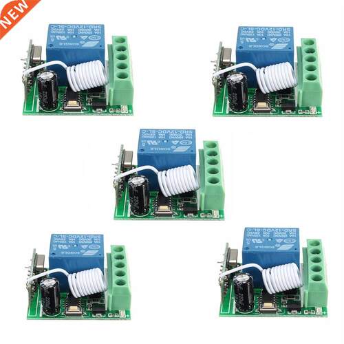 5pcs 1CH Channel Relay RF Remote Control Switch Receiver Mod