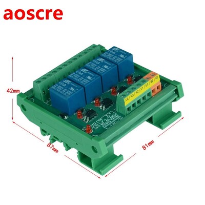 4 channel Trigger Voltage Relay Module PLC realy module opto